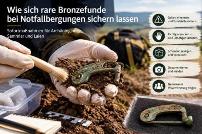 Wie sich rare bronzefunde bei notfallbergungen sichern lassen: sofortmaßnahmen für archäologinnen, sammler und laien