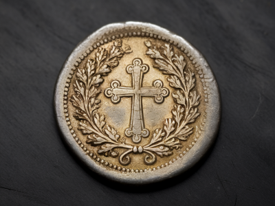 Ikonografie auf byzantinischen Münzen: christliche symbole und ihre politischen botschaften