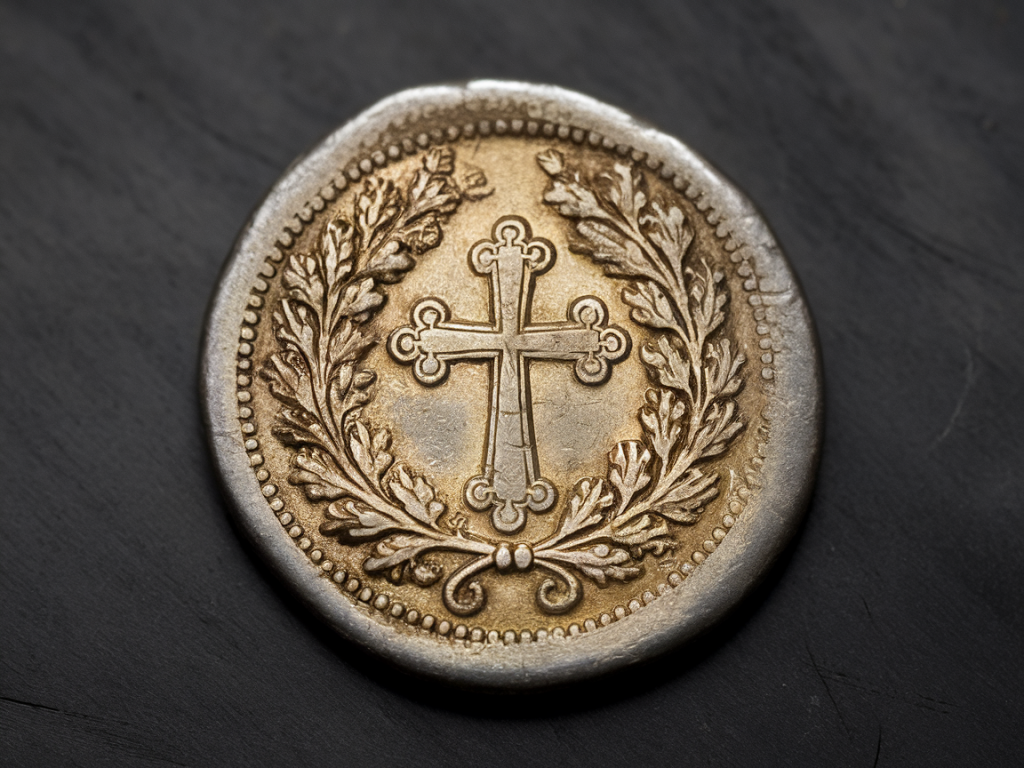 Ikonografie auf byzantinischen Münzen: christliche symbole und ihre politischen botschaften